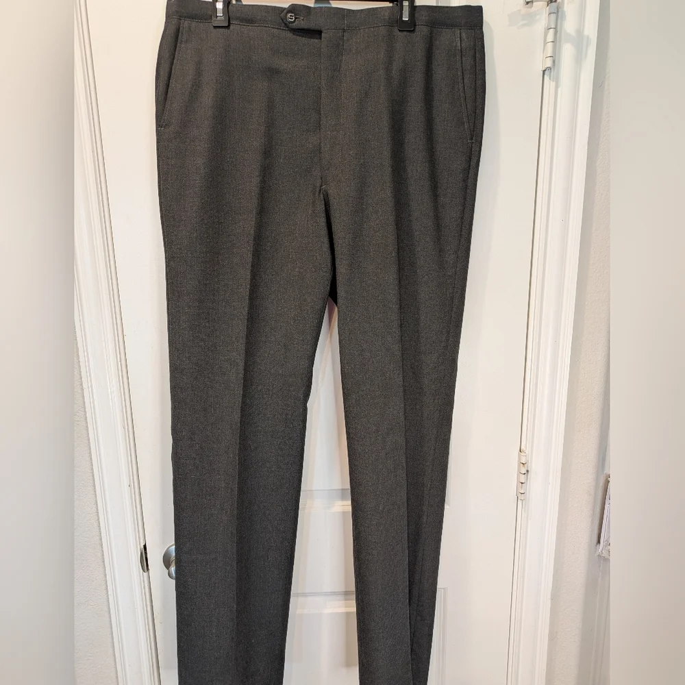 Vintage Sansabelt Jaymar-Ruby Men's Dress Slacks Gray Comfort Waist Trousers